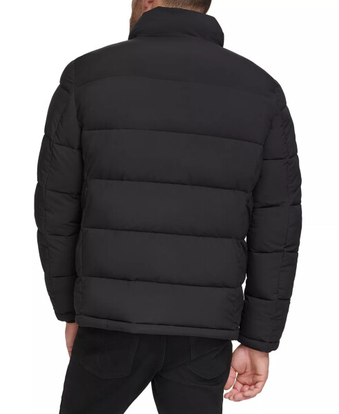 Men's Puffer With Set In Bib Detail, Created for Modazone Ebony - 2