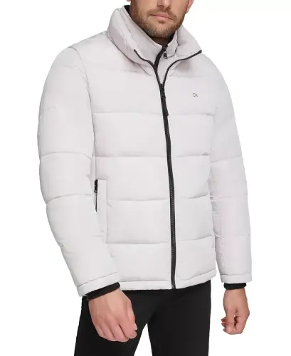 Men's Puffer With Set In Bib Detail, Created for Modazone-Frost - 4