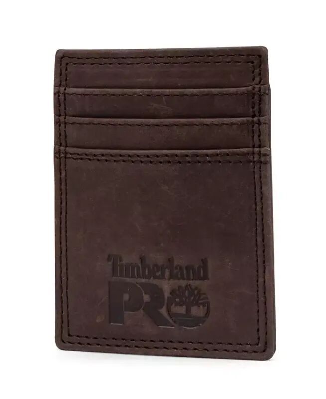 Men's Pullman Front Pocket Wallet - Dark Brown - Timberland