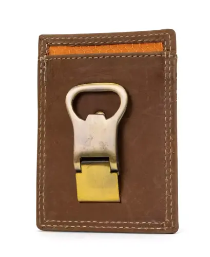 Men's Pullman Front Pocket Wallet-Wheat - TIMBERLAND (1)