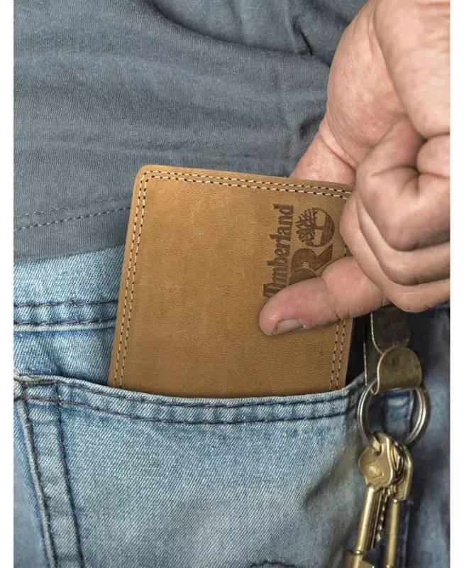 Men's Pullman Passcase Wallet-Wheat - 6