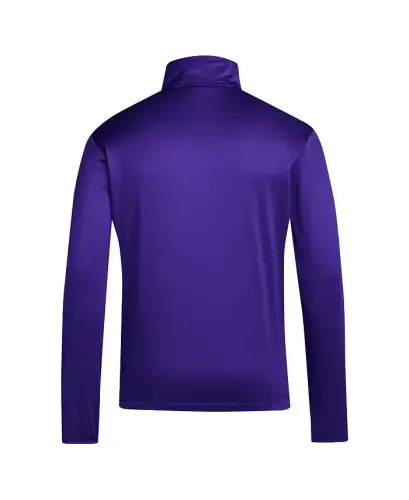 Men's Purple Washington Huskies Coaches Sideline Quarter-Zip Top-Purple - ADIDAS (1)