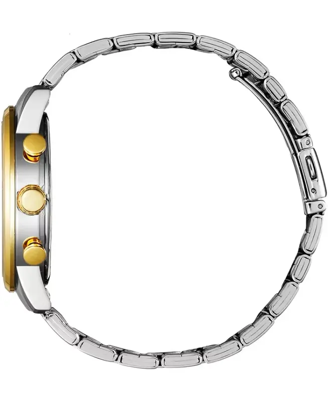 Men's Quartz Chronograph Two-Tone Stainless Steel Bracelet Watch 42mm-Two Tone - 2