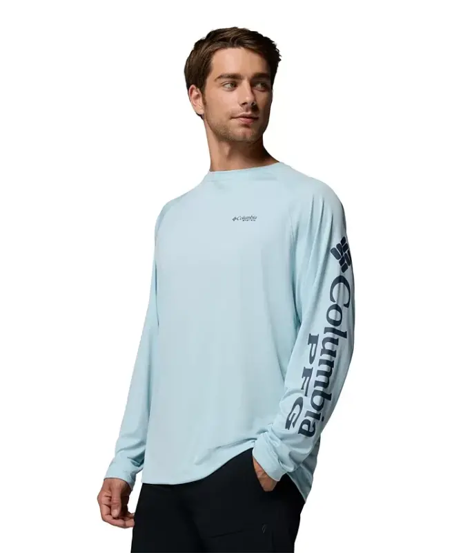 Men's Terminal Tackle Long-Sleeve T-Shirt - Marine Light/Nocturnal Logo - 3