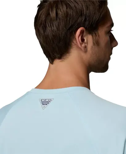 Men's Quick Dry Long-Sleeve T-Shirt - Marine Light/Nocturnal Logo - 5