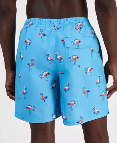 Men's Quick-Dry Performance Flamingo-Print 7