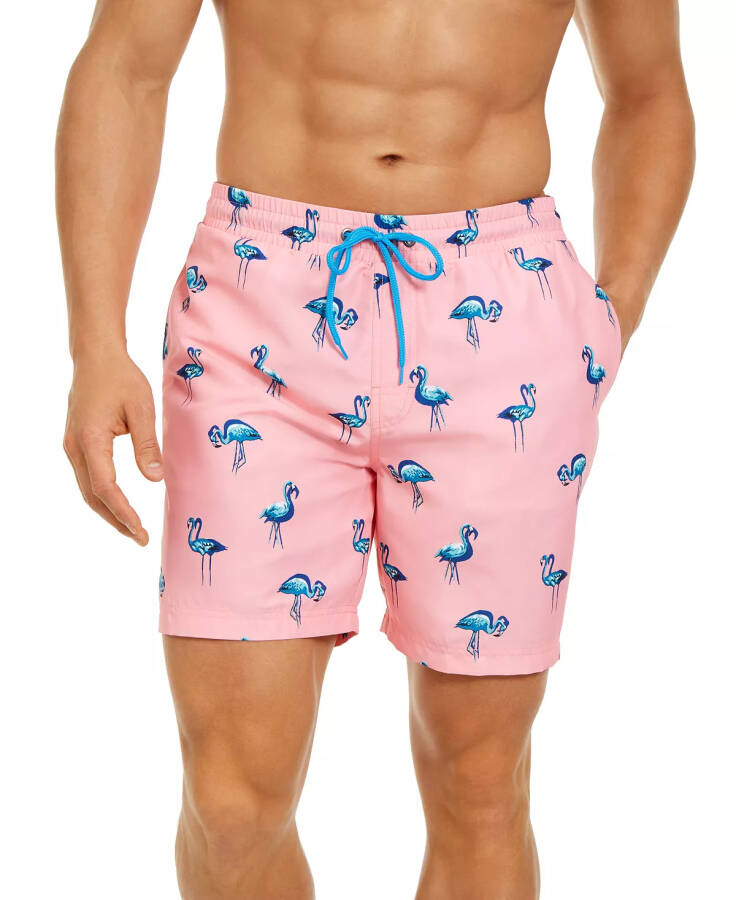 Men's Quick-Dry Performance Flamingo-Print 7