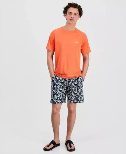 Men's Quick-Dry UPF 50+ Rash Guard - Trop Coral - SPEEDO (1)