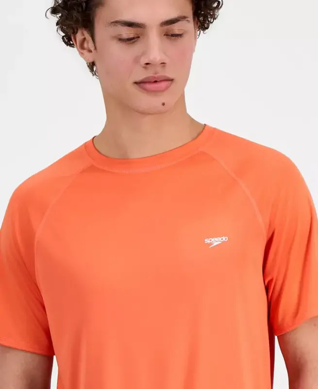 Men's Quick-Dry UPF 50+ Rash Guard - Trop Coral - 3