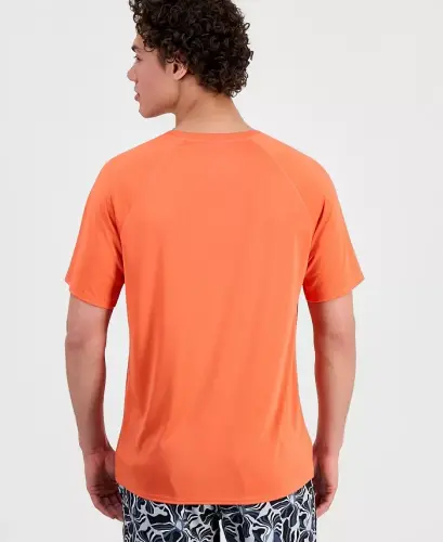 Men's Quick-Dry UPF 50+ Rash Guard - Trop Coral - 4