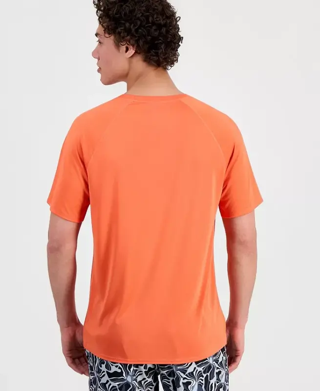Men's Quick-Dry UPF 50+ Rash Guard - Trop Coral - 4
