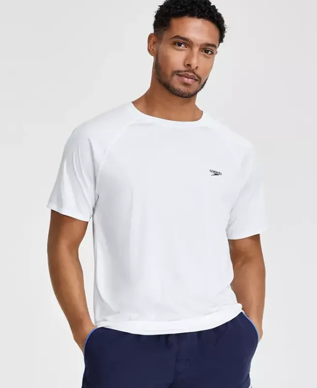 Men's Quick-Dry UPF 50+ Rash Guard -White - 1