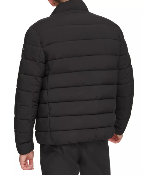 Men's Quilted Infinite Stretch Water-Resistant Puffer Jacket Ebony - 2