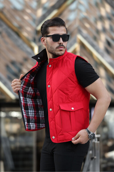 Men's Quilted Vest - 1