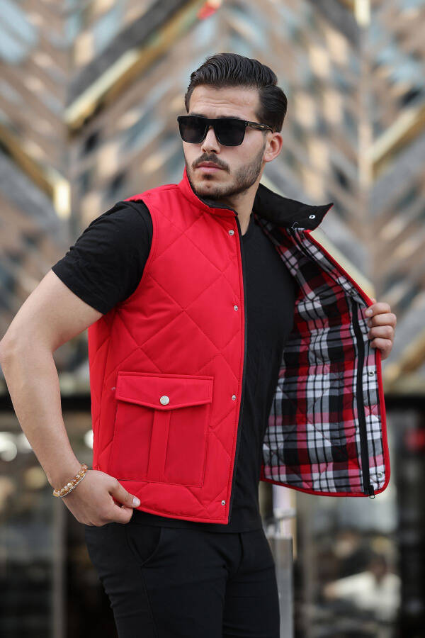 Men's Quilted Vest - 4