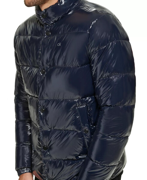 Men's Quilted Water-Resistant Puffer Jacket True Navy - 5