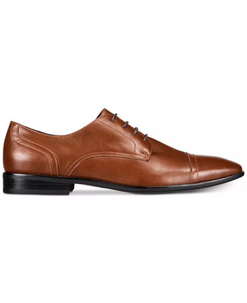 Men's Quincy Cap-Toe Lace-Up Shoes, Created for Modazone Tan - 2