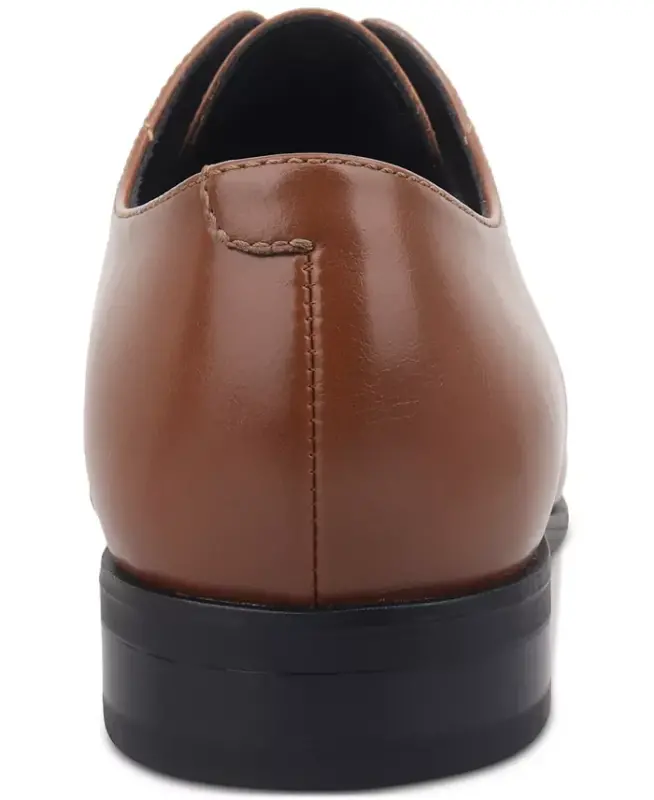 Men's Quinn Cap-Toe Oxford Dress Shoe, Created for Modazone-Tan - 4