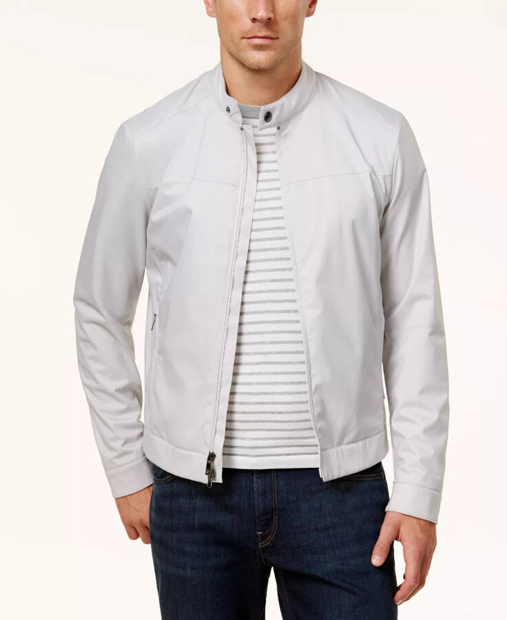 Men's Racer Jacket Pearl Grey - 1