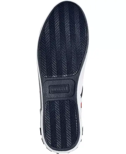 Men's Ramus Stripe Lace-Up Sneakers-White Multi - 10