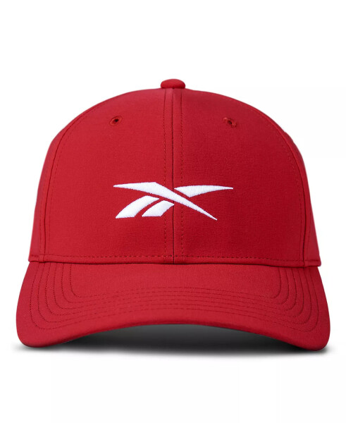 Men's Range Embroidered Logo Cap Vector Red - 9