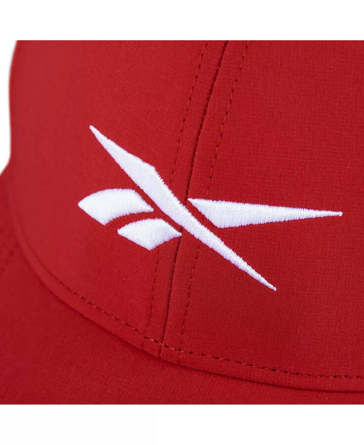 Men's Range Embroidered Logo Cap Vector Red - 10