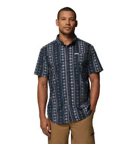 Men's Rapid Rivers Printed Shirt - COLLEGIATE 