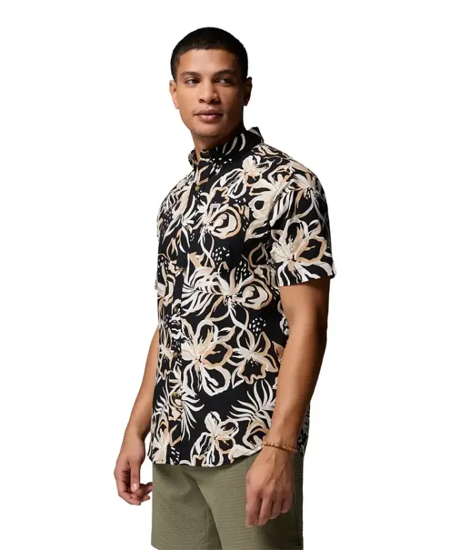 Men's Rapid Rivers Printed Shirt - Black Tropic - 3