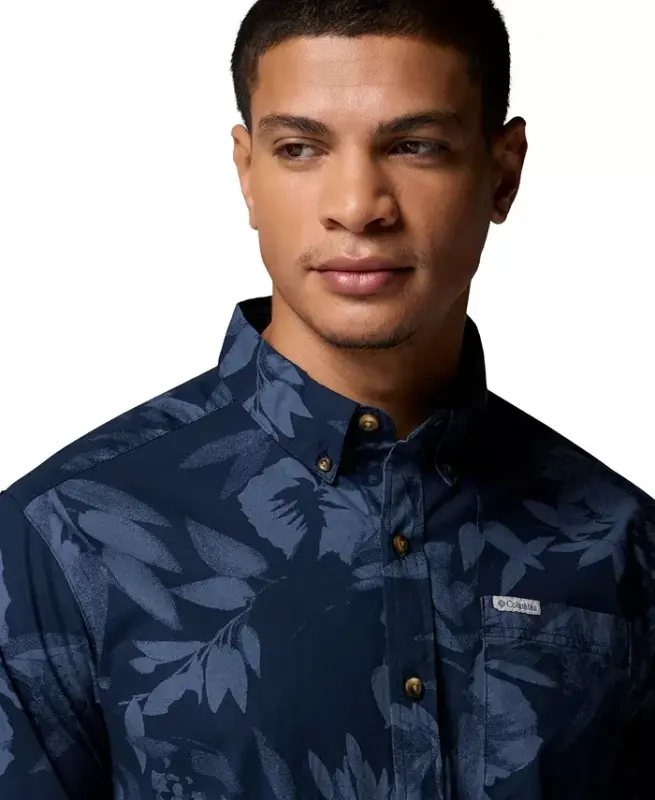 Men's Rapid Rivers Printed Shirt - Col Navy - 4