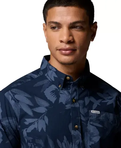 Men's Rapid Rivers Printed Shirt - Col Navy - 4