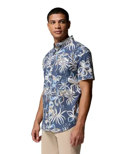 Men's Rapid Rivers Printed Shirt - Dark Mtn Trop - COLUMBIA (1)