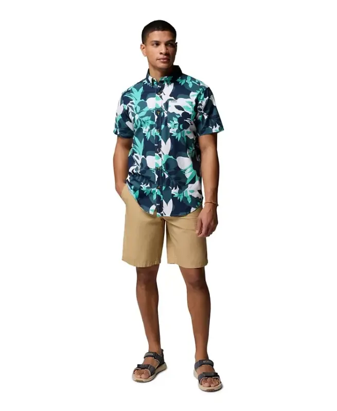 Men's Rapid Rivers Printed Shirt - Dolphine/Floriated - 2