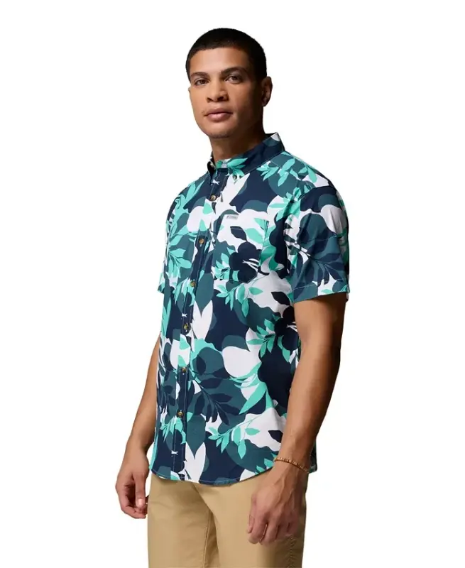 Men's Rapid Rivers Printed Shirt - Dolphine/Floriated - 3