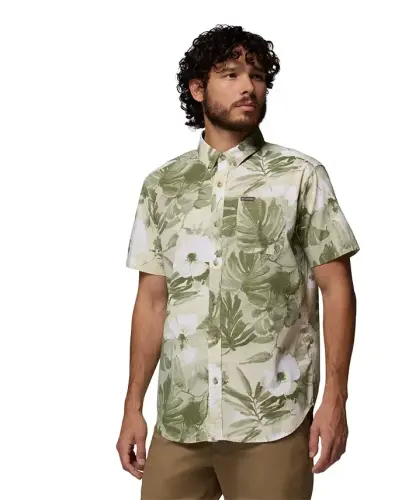 Men's Rapid Rivers Printed Shirt - SAFARI, FL - 3