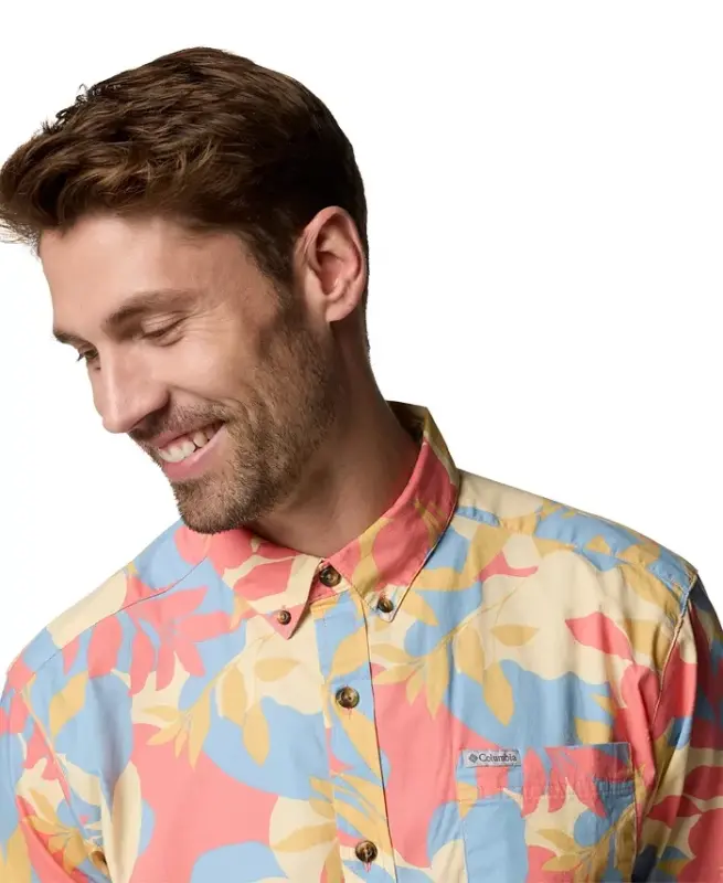Men's Rapid Rivers Printed Shirt - Alpenglow - 4