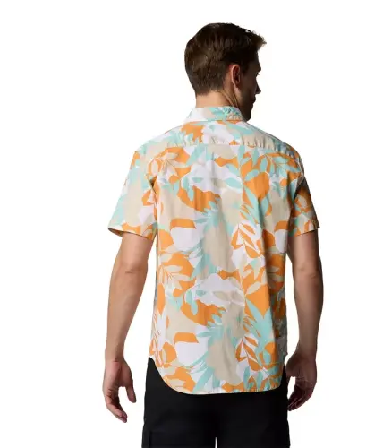 Men's Rapid Rivers Printed Short-Sleeve Shirt - Dark Stone - 5