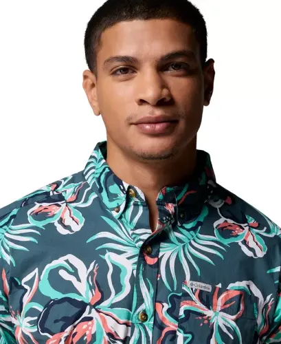 Men's Rapid Rivers Printed Shirt - Everblue Tropic - 4