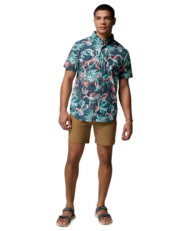 Men's Rapid Rivers Printed Shirt - Everblue Tropic - 2