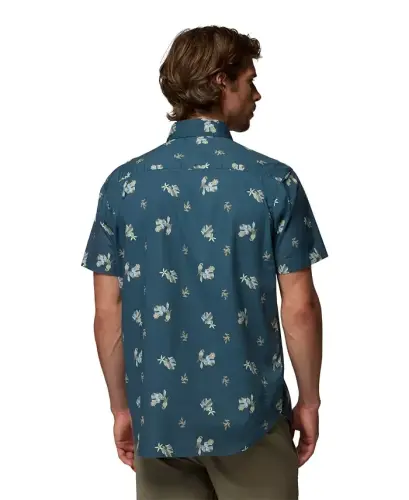 Men's Rapid Rivers Printed Short-Sleeve Shirt - Everblue/Macaws - 5