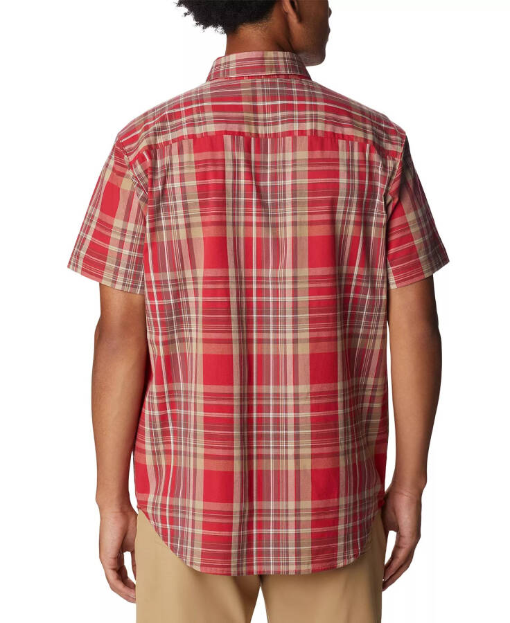 Men's Rapid Rivers Short Sleeve Shirt Mountain Red - 4