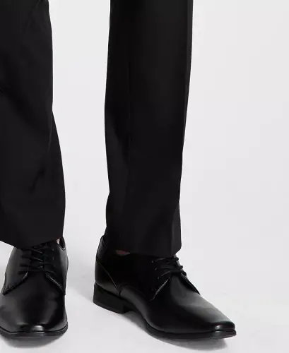 Men's Ready Flex Slim-Fit Kostyumi-Qora - 12