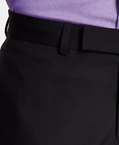 Men's Ready Flex Slim-Fit Kostyumi-Qora - 10