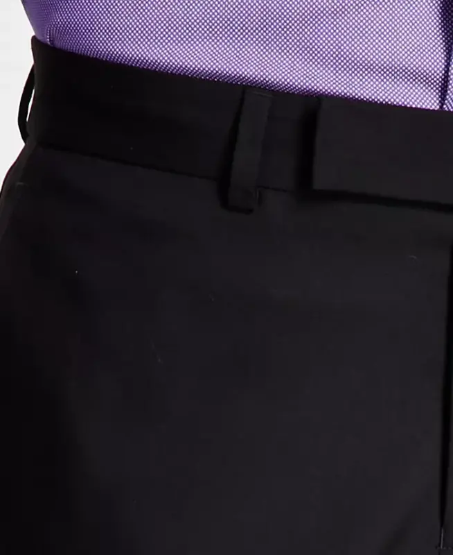 Men's Ready Flex Slim-Fit Suit-Black - 10