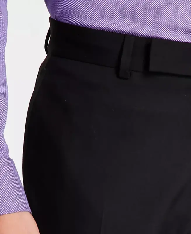 Men's Ready Flex Slim-Fit Suit-Black - 11