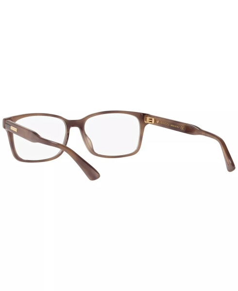 Men's Rectangle Eyeglasses GC001496 Tortoise Gray - 7