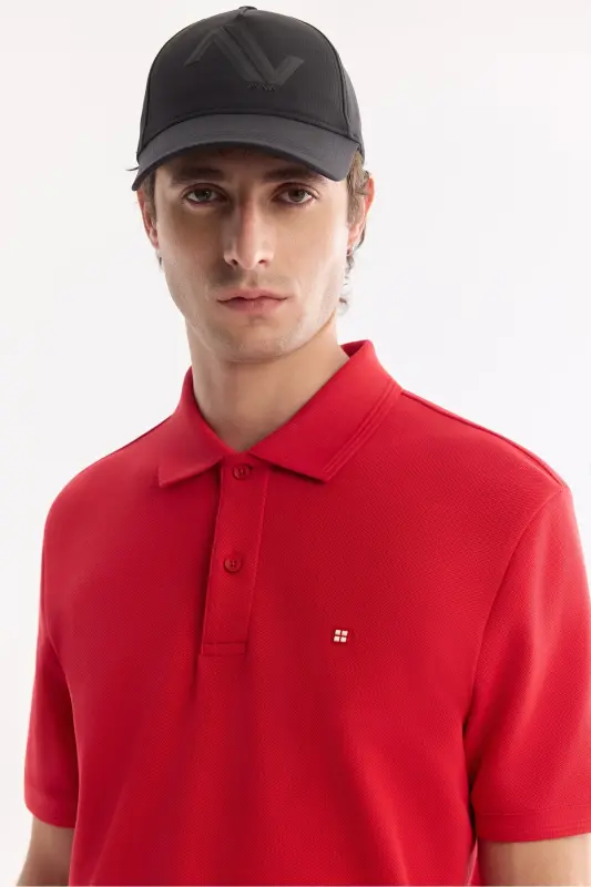 Men's Red 100% Cotton Quick-Dry Wrinkle-Resistant - 3