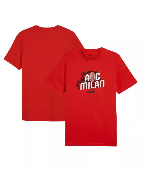 Men's Red AC Milan ftblCulture T-Shirt Red - 1