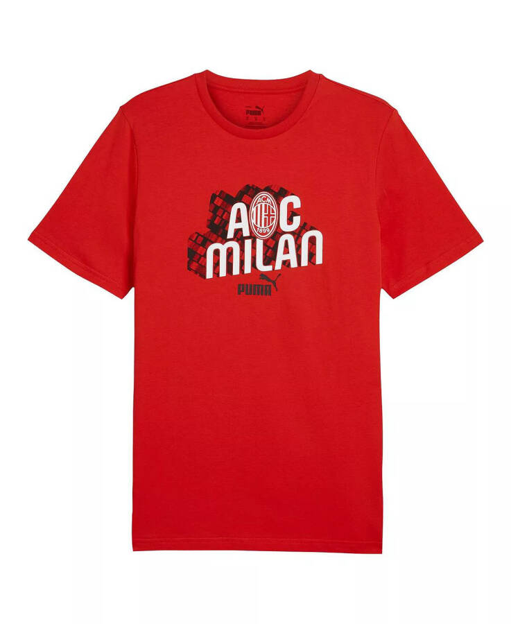 Men's Red AC Milan ftblCulture T-Shirt Red - 3