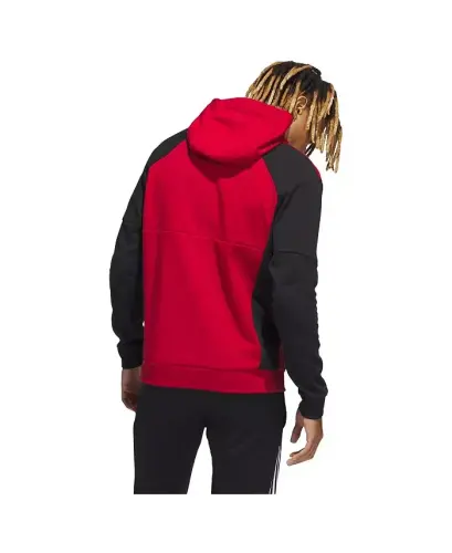 Men's Red Atlanta United FC Travel Pullover Hoodie-Red - 2