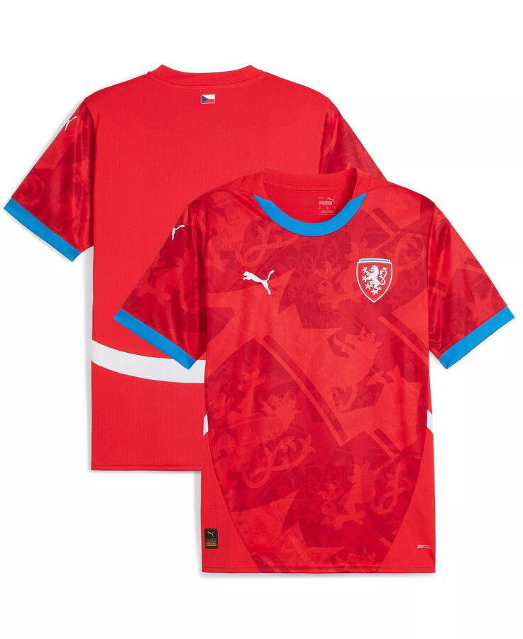 Men's Red Czech Republic National Team 2024 Home Replica Jersey Red - 1